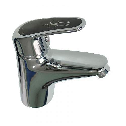 *Смеситель RUSSIA-MOSCOW  2430  на рак. шар. 40мм с черн.руч.