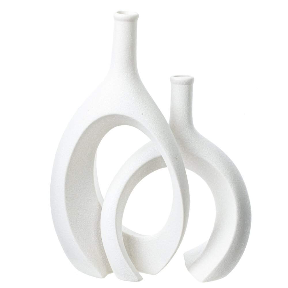 REMECO COLLECTION Набор вазочек 797702 из 2-х штук фарфор L23 W12 H30см