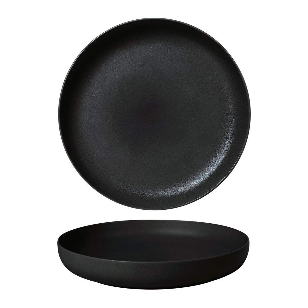 P.L. Noble Fine Plus-Black Sand Тарелка с высоким бортом 81222209 d-23см фарфор (1/16)