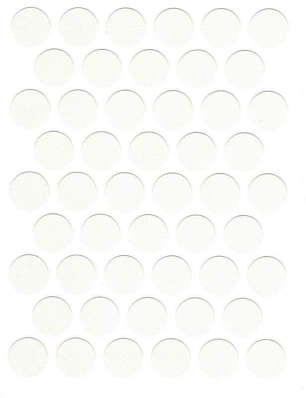 Заглушка самоклеющаяся  d14мм  Lake beyaz  (гладкий белый) РС2501