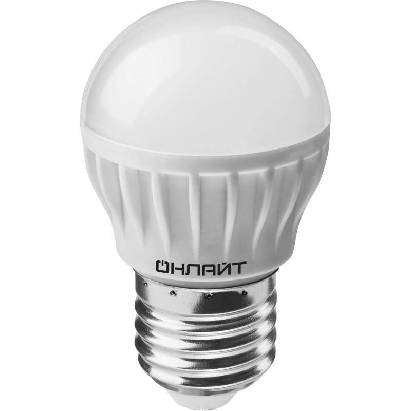 Лампа Navigator 61137  OLL-G45  LED 8вт Е27  дневной мат шар