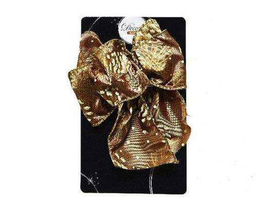 KAEMINGK Бант Голден Шик Шишки золото 11х15см 445314-5
