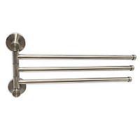 Держатель полотенца GFmark  80132  поворотный большой тройной, 2е креплен.  нерж/сталь  