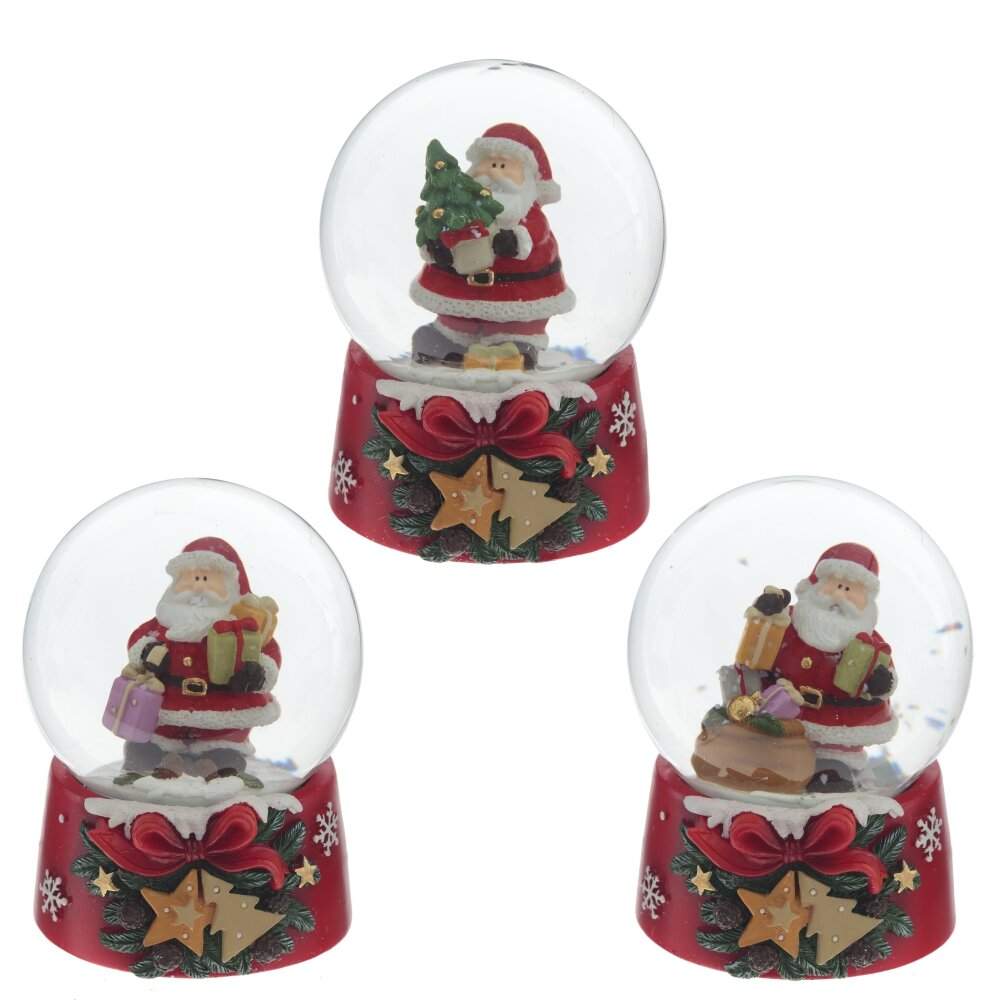 REMECO COLLECTION Фигурка 794184 Шар водяной Новый год 6,5х6,5х8,5см 3 вида