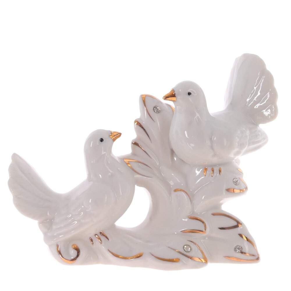 REMECO COLLECTION Фигурка 804752 Голуби фарфор 12х5х9,5см