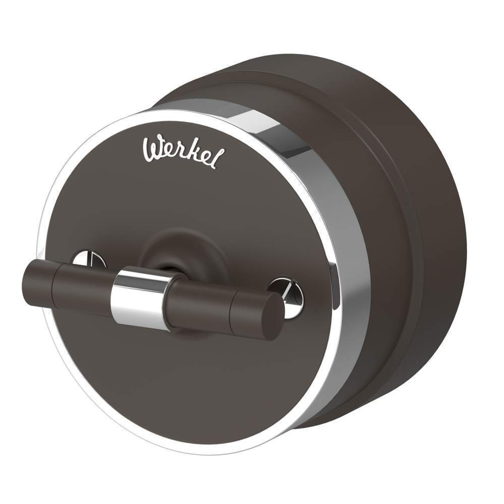 Выключатель на 4 положения двухклавишный Vintage (мокко матовый/хром)  -  W5822052