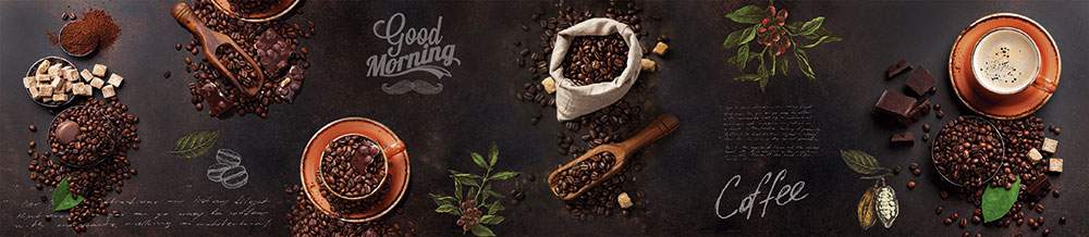 Панель стеновая  SP245  Коффе зерна шоколад 2800*600*6мм