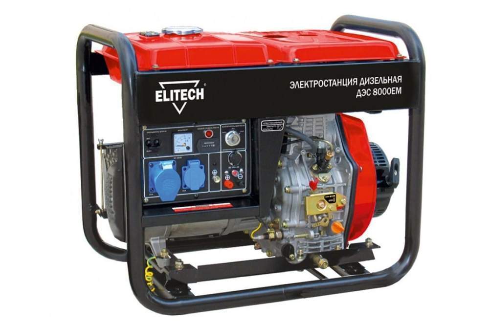 Электростанция Elitech ДЭС 8000 ЕМ