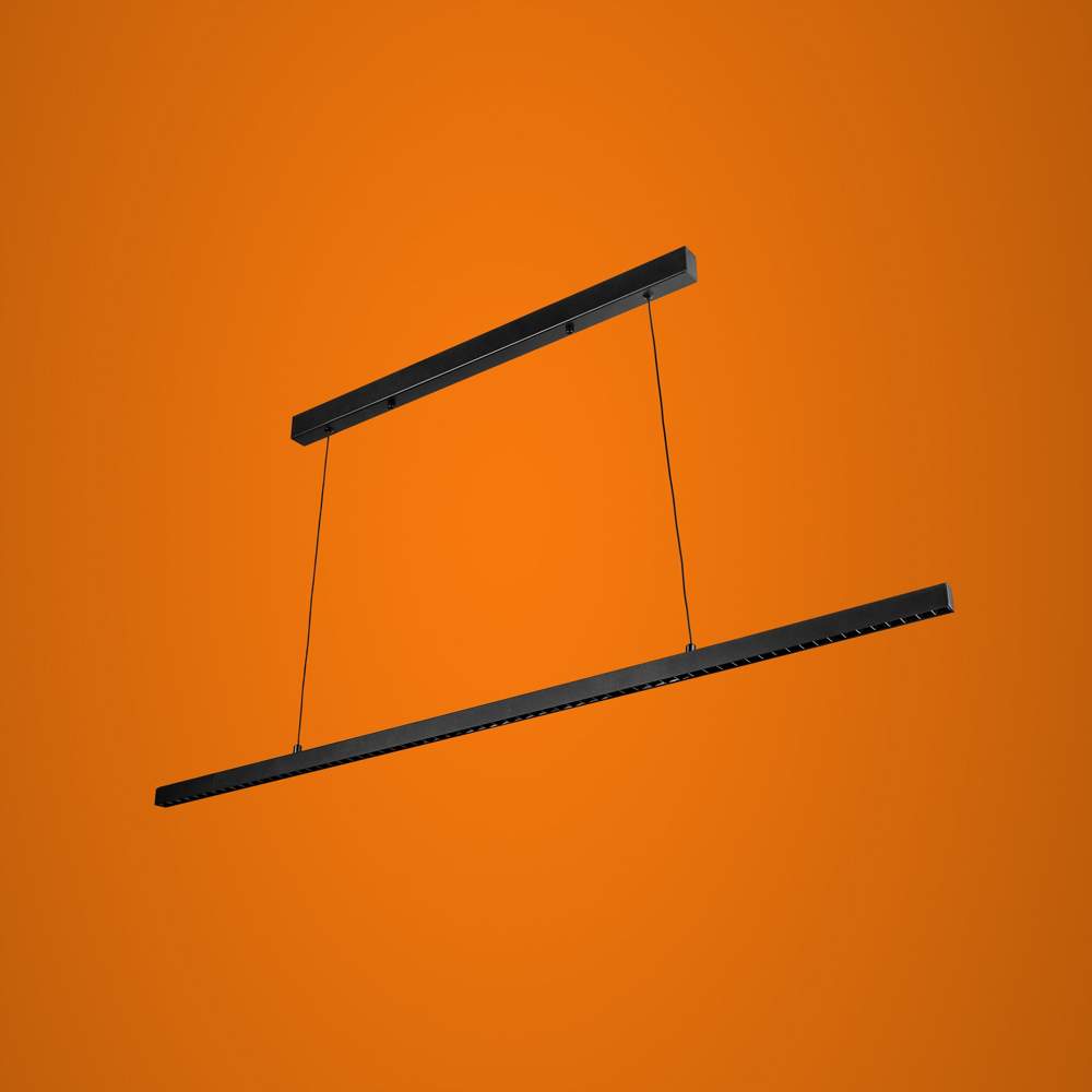 Светильник iSvet  подвесной PFL-102 36W 4000K линзован. рассеив. черный PFL-102-2-5 