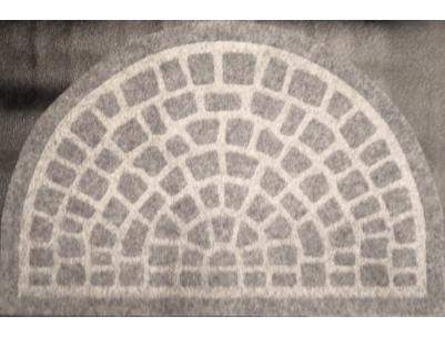 Коврик влаговпитывающий  45х75 Steen полукруг в ассорт.