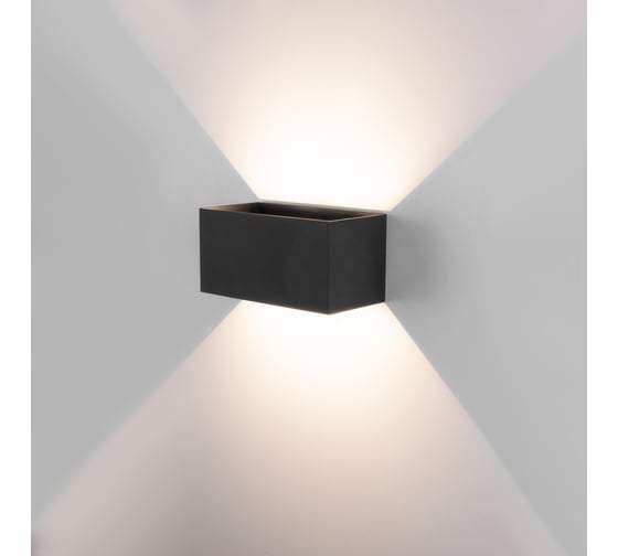 35137/W Светильник садово-парковый со светод.Winner double Led черный