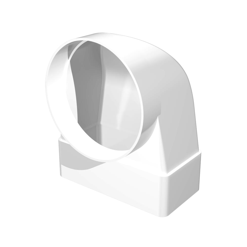 Соединитель угловой  620СК12.5ФП  90гр плоск.возд. D125  ЭРА