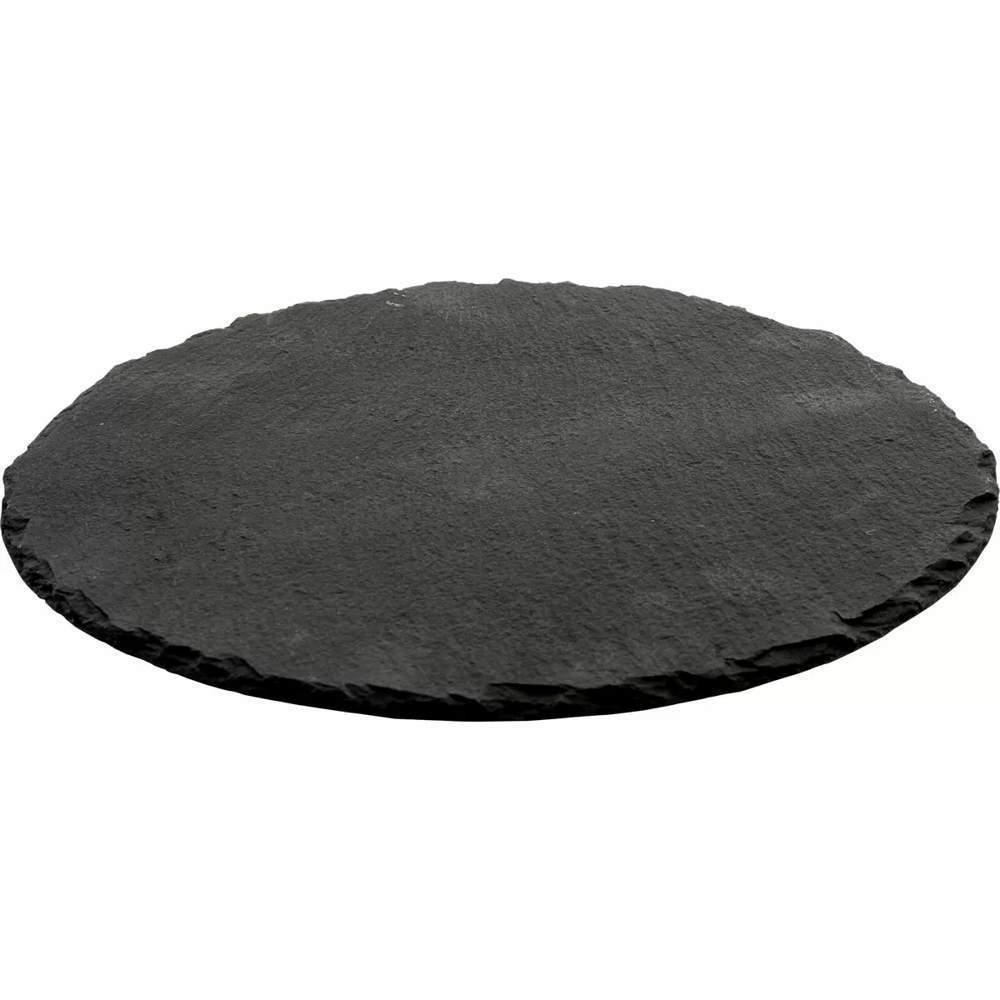 P.L. Proff Cuisine Блюдо д/подачи d35х0,5см черный сланец 81229062/MSL35 (8)  