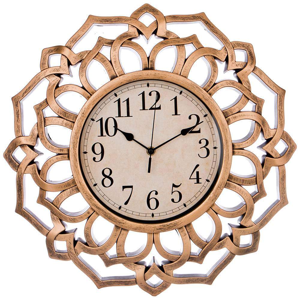 LEFARD Часы 220-436 Italian Style настенные d22см 46х46х4,5см пластик 