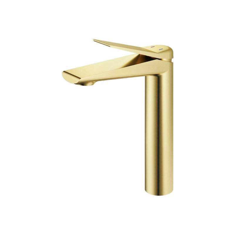 Смеситель Shanghai Gold д/раковины, высокий, SHA25Gold