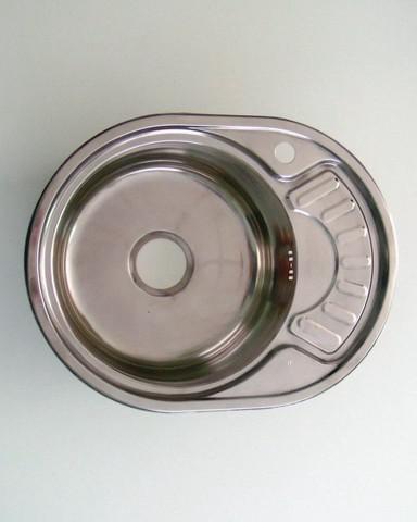 Мойка FABIA врезная 57х45  0,8мм глуб.18см левая 62330L