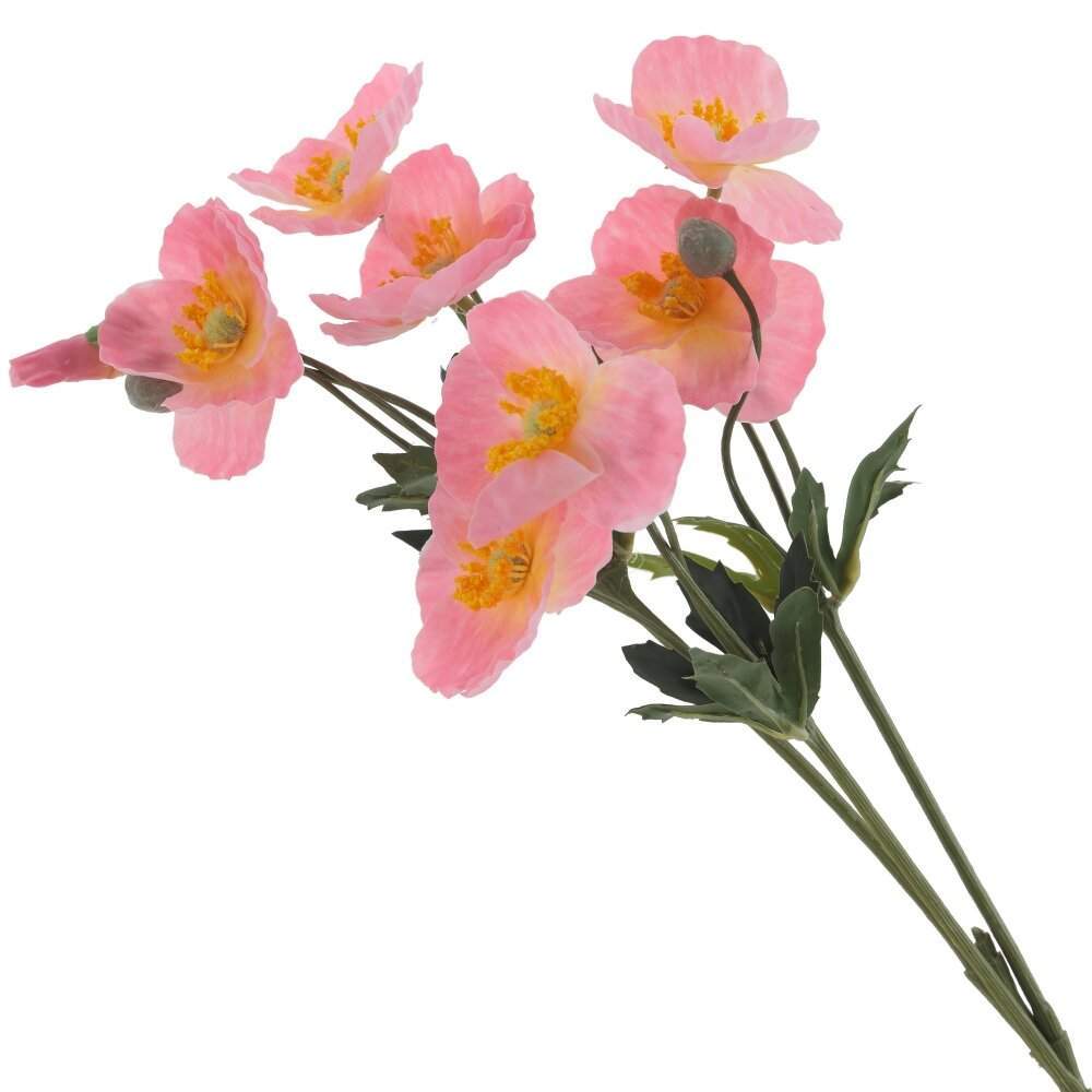 REMECO COLLECTION Цветок 814842 искусственный Мак 15х8х66см