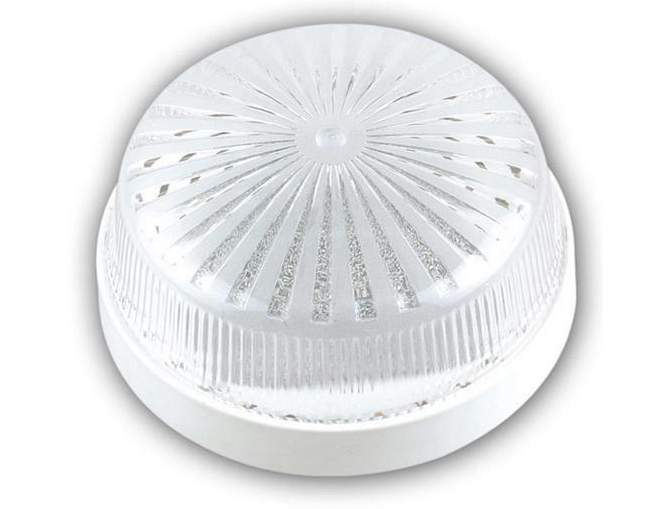 1109 Светильник  Isildar круглый 200мм E27 1х60В  белый