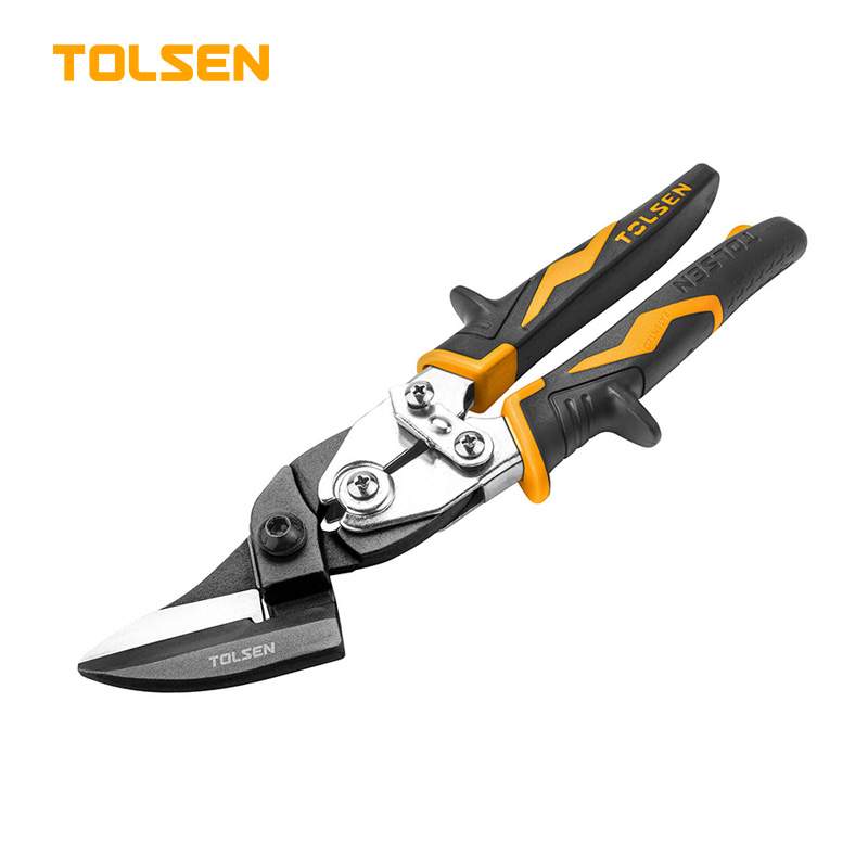 Ножницы по металлу  TOLSEN Industrial GRIPro 250мм  прямые, усиленные  30028