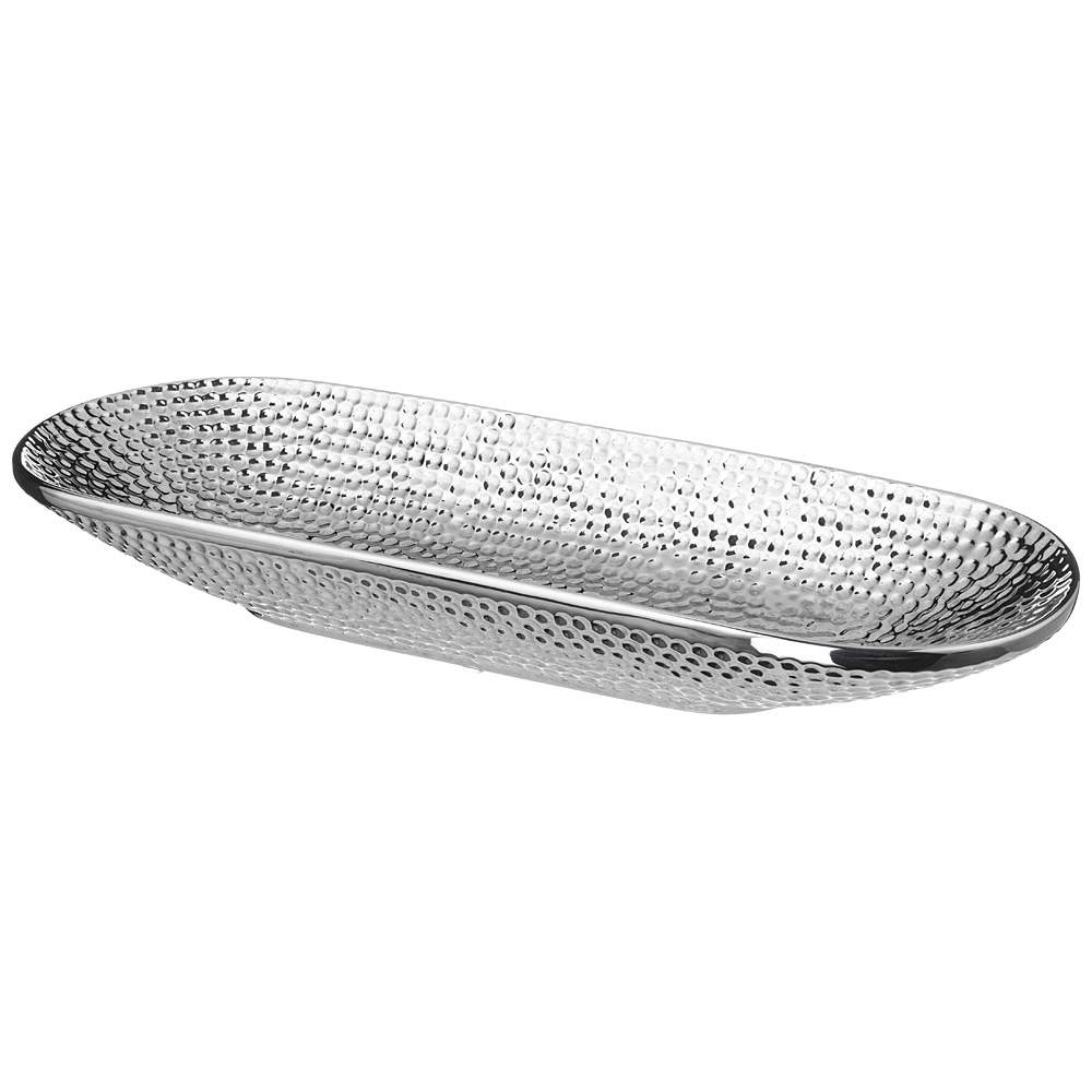 LEFARD Блюдо 763-148 декоративное серебро 41х15х5,5см 