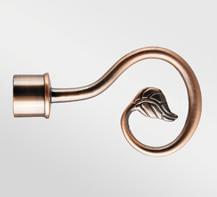 Наконечник DIY  16мм Золото антик Плющ 16.01.07.101