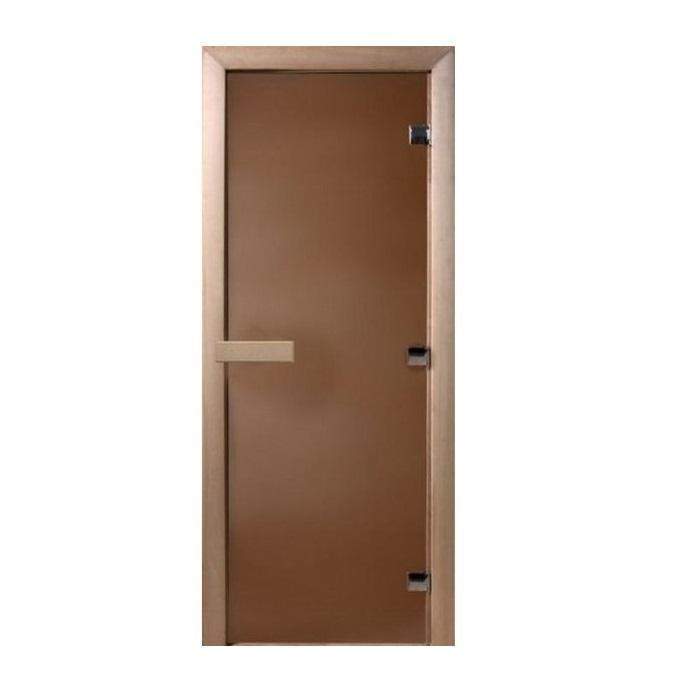 Дверь DoorWood "Бронза Теплая ночь." 190х70 ( 3 петли Осина, 8мм,)