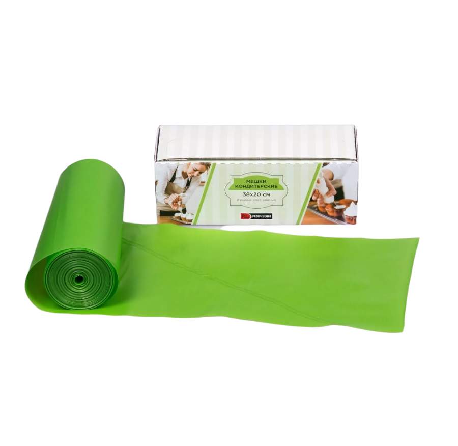 P.L. Proff Cuisine Мешки кондитерские одноразовые 100шт 38см зеленый 81400356/RI-G15 