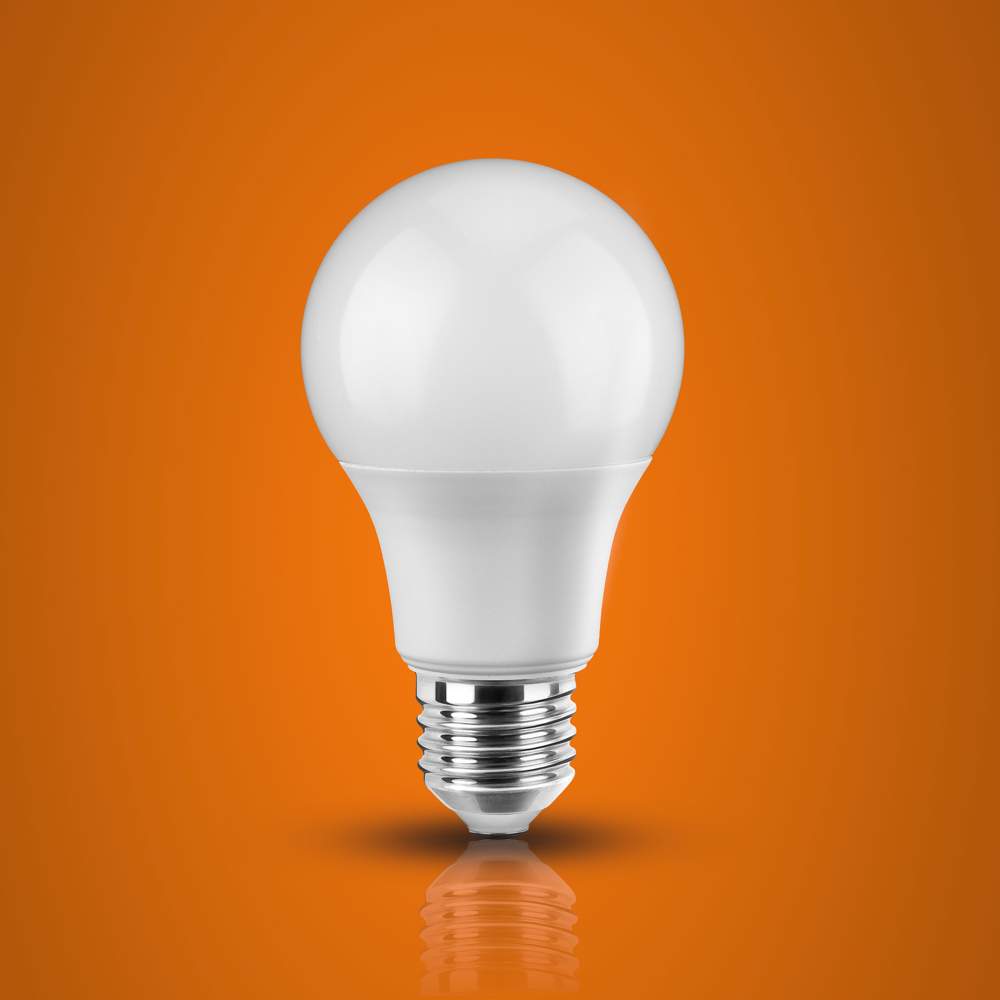 Лампа свтодиод.  А60-102 10W 3000K E27  тм iSvet  А60-102-1-3-1