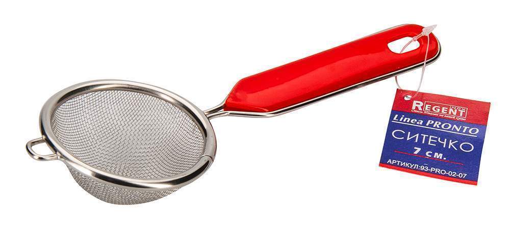 REGENT INOX Linea Pronto Сито 93-PRO-02-07 7см ручка пластик.прутковая 