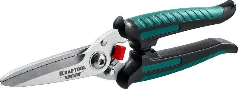 Ножницы  KRAFTOOL Alligator 200мм многофунк. прямые техн.  23201