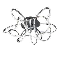 Свет-к MAYSUN  LIANA MUSE  R-600-CHROME/OPAL-220-IP20  управляемый с/д  80W