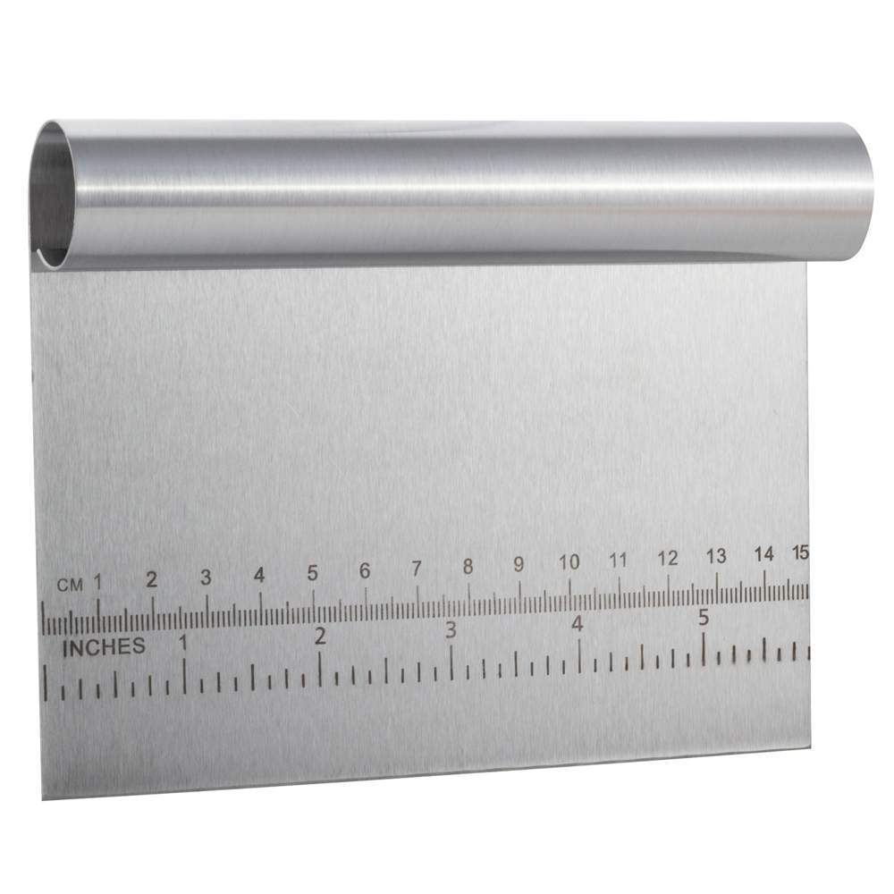 KAMILLE Скребок металлический для теста 15*11,5см 7810