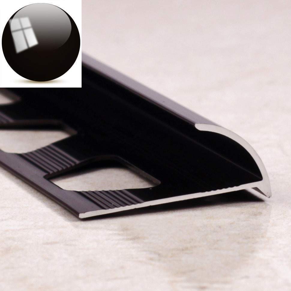 Профиль  ПО-9 /9мм/  2,7 черный глянец