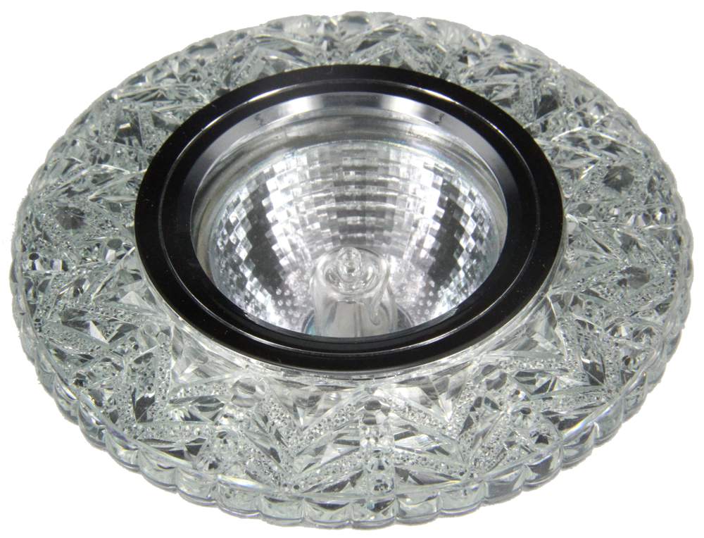 Светильник галогенный FT 974 CHWH SMD/MR 16 4000K зеркальный прозрачный