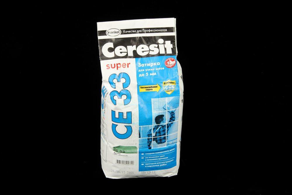 Затирка Ceresit CE33 S №70 зеленый  2-5мм (2кг) 1033828