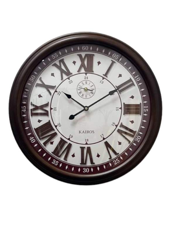 KAIROS Часы RK443 450х450х60мм МДФ/стекло