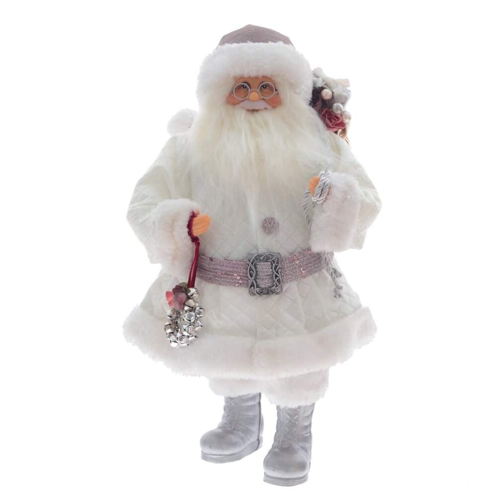 REMECO COLLECTION Дед Мороз 812843 белый/сиреневый/серебро 27х19х45/66см
