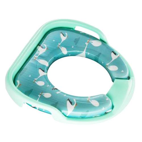 Сиденье-накладка д/унитаза дет. мягкое  AQUA-PRIME  Аисты  AQP.11.6508 / 275005