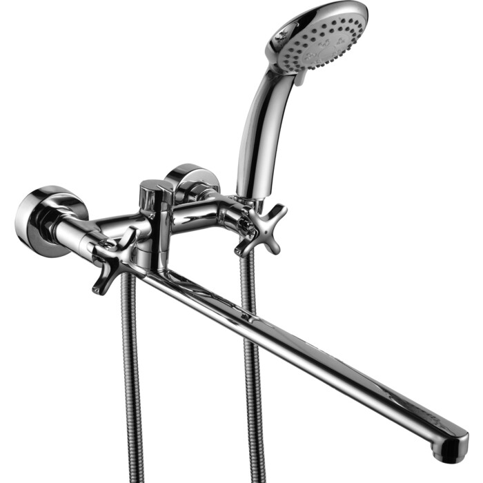 Смеситель Rossinka  RS39-84  универс.двуруч. хром