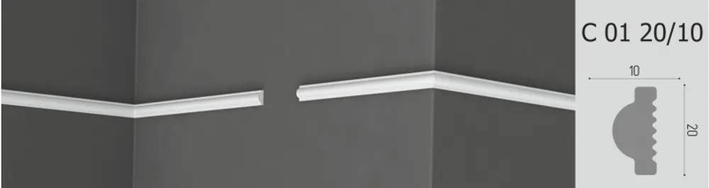 Плинтус  С01 20/10 (300 шт) ХИТ