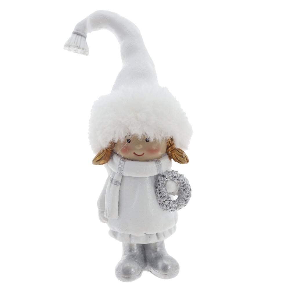 REMECO COLLECTION Фигурка 825224 Мальчик/Девочка белый/серебро 6х5х13см 2 вида (полимер)