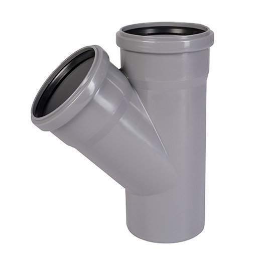 Тройник кан. RTP Ду110х110х45°