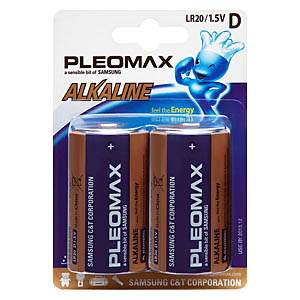 Элемент питания Samsung Pleomax LR20-2BL  C0019254