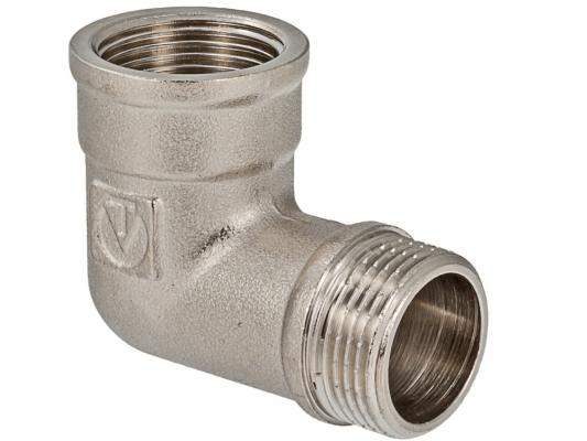 Угольник 1 1/4" вн/нар  хр.никель. VT.092.N.0007