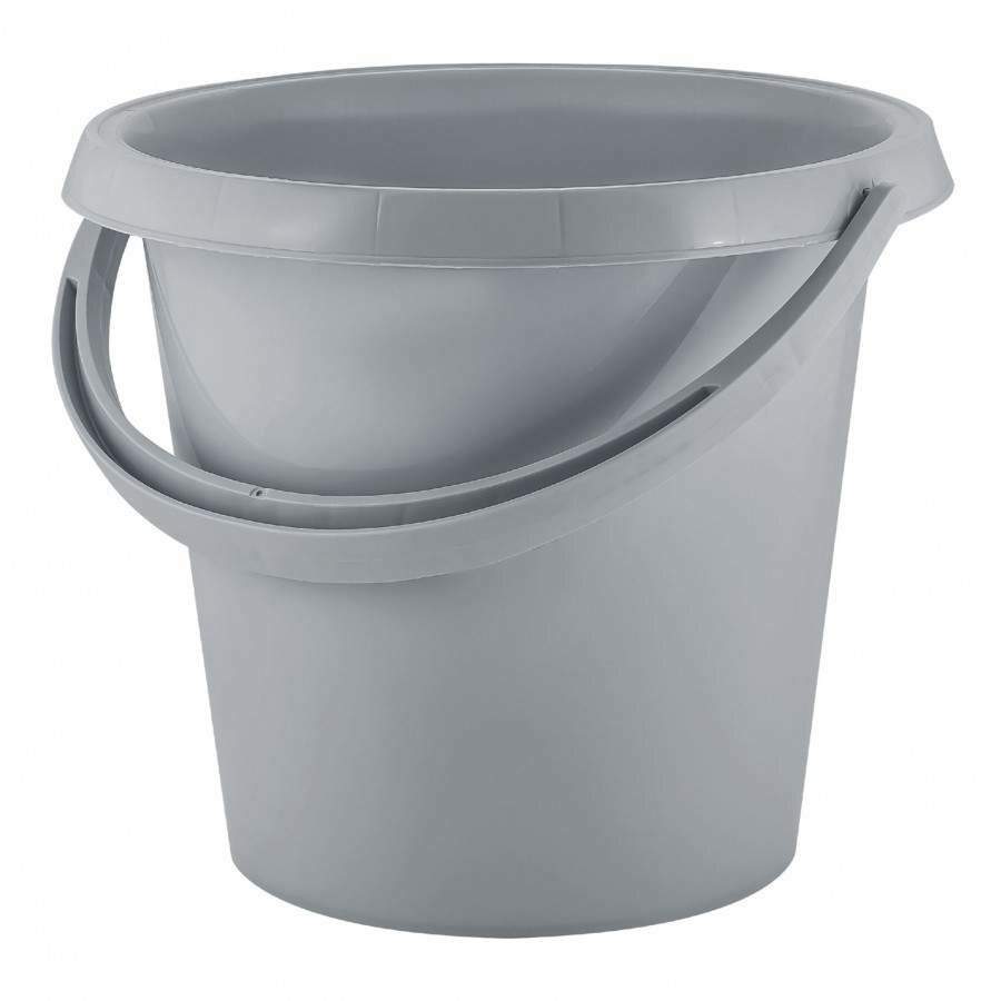Ведро 12л  Ampari  серый  РТ906120025 / 361521