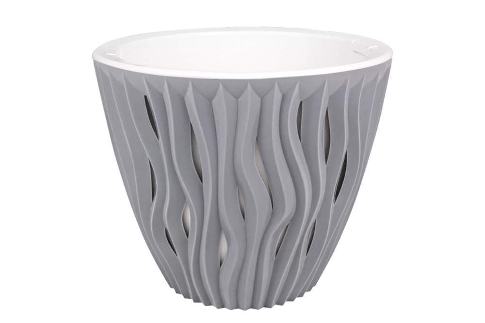 Горшок  Вдохновение 1,6л Серый КШ-5403