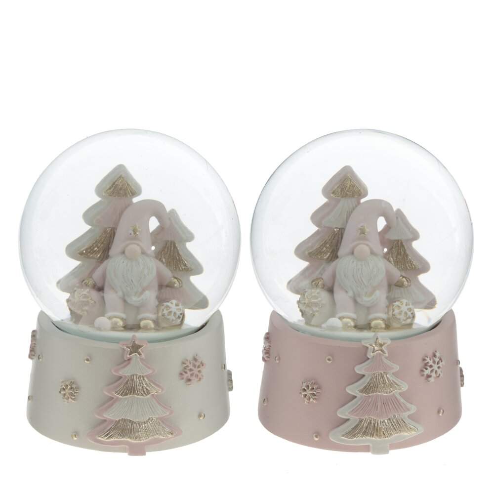 REMECO COLLECTION Фигурка 794201 Шар водяной Новый год 6,5х6,5х8,5см 2 вида