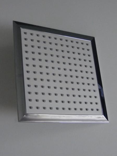 Лейка душевая GFmark  6043  тропический душ  квадратная  белая с хромом