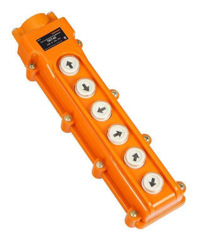 Пост кнопочный ПКТ 60  6 кнопок IP54 ЭТ IEK