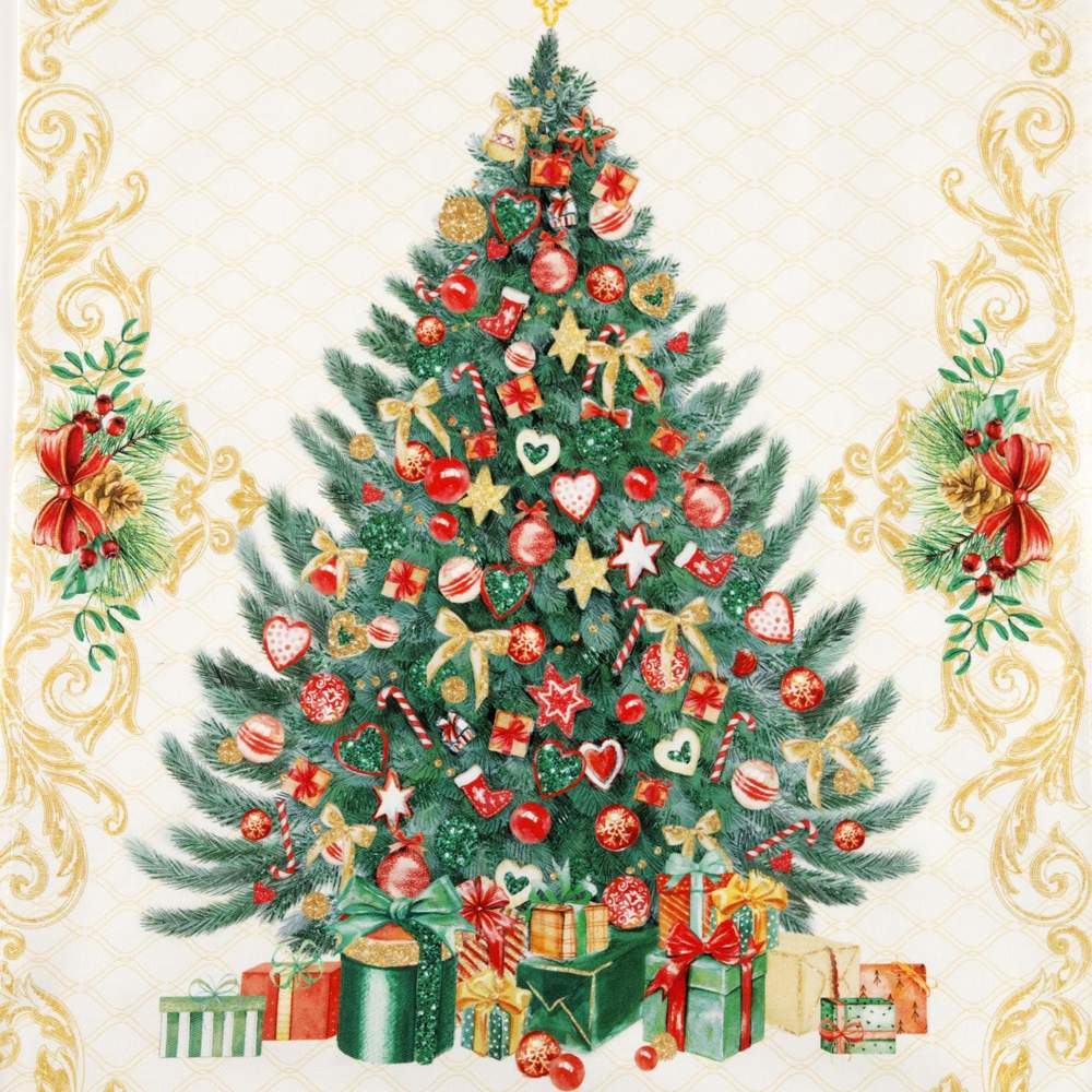 ЭТЕЛЬ Golden Christmas Полотенце 40х73см кухонное 100% хлопок 5135265